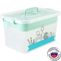 Контейнер для хран. 10 л Рукоделие ПБ81002/6
