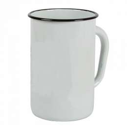 Кружка 1,5 л  без рис. белая К40104-082 (703732)