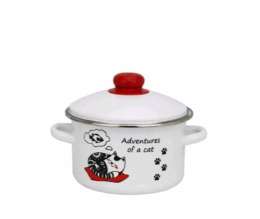 Кастрюля  3,0 л   с обод  1612Б/4 Коты