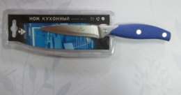 Нож 11,5см  кухонный  прорезин.ручка DP-10288