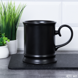 Кружка  -710В  черный   400мл  657014 /48