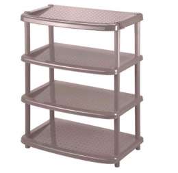 Этажерка д/обуви  Паола 4 полки   431240014/3 коричневая