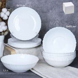 Сервиз стол. 13 пр.  7578/ GRAY  WHITE 730553