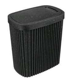 Контейнер  д/мусора  5,9л черный 435204350/6