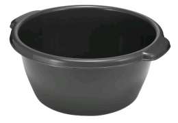 Таз   14 л  круглый   темно-серый 431222815/15