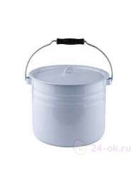 пВедро цил. 12 л   С1224Ц/Рб  с кр. бел. рябчик/2