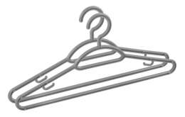 Вешалка д/сороч.   48-50 набор 2шт  С510Н/50