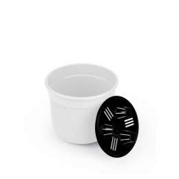 Горшок цв.  Сканди  2 л  белый       М9119/24