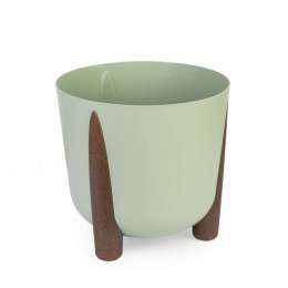 Кашпо  на ножках Жардин"  9л оливковый М9143/4"