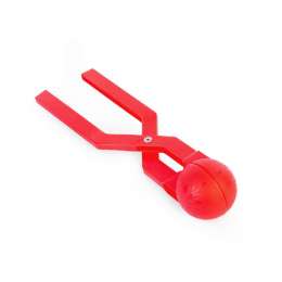 Форма для лепки снежков Снежинка красный  М9106/20