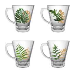 Кружка Аура"     300мл  Тропический  лист  21с2222/15"