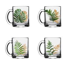 Кружка Чайная"   04С1208ДЗ/24  Тропические листья"