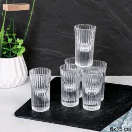 Н-р стопок  15 мл   6 шт Вертикаль HY5060/48  752375