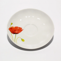 Блюдце чайное 140 Алый мак      089772/40
