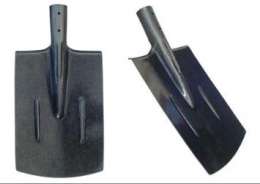 Лопата копальная Рельсовая сталь прямоуг с ребром жесткости ШЛП 115560