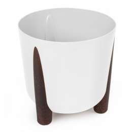 Кашпо  на ножках Жардин"  21л белый М9127/2"