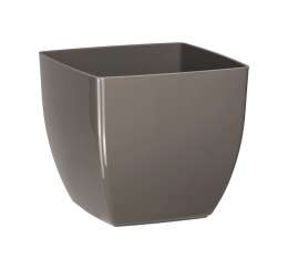 Кашпо Сиена 20*20 см  5,5л со вставкой Франц. серый  М3276/12